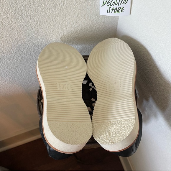 NEW Frye Paul Bal Oxford 87632 Black Leather Low Top Cap Toe Oxfords - Picture 8 of 9